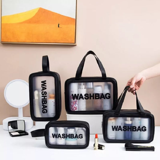 Portable Travel Clear Storage Bag Organizer Bags Waterproof Washbag Transparent Cosmetic Cases