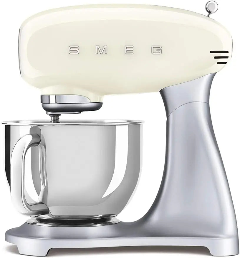 Batteur sur socle crème rétro Smeg années 50