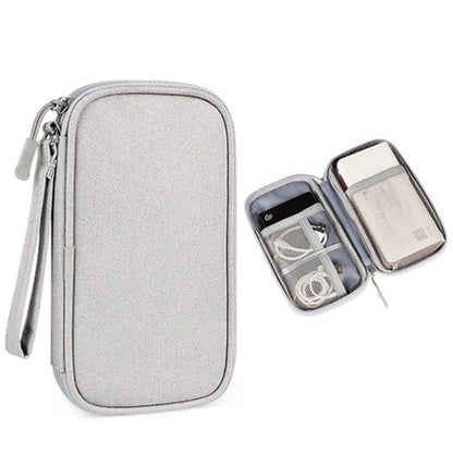 Bolsa portátil para batería externa de 20000mAh, organizador de Cables y dispositivos USB, bolsa de almacenamiento de protección para disco duro, 1 Uds.