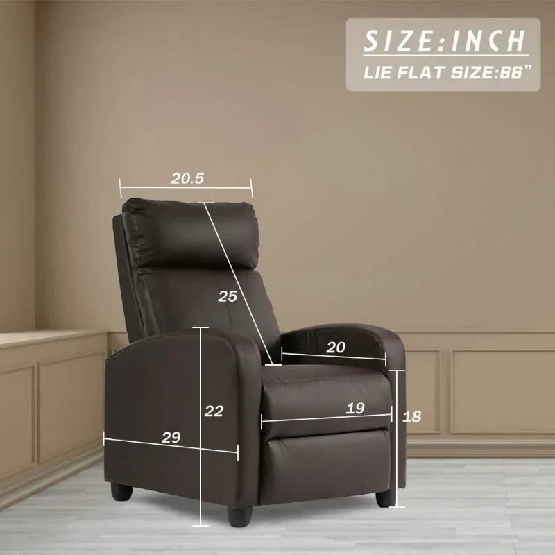 Fauteuil inclinable pour salon, canapé inclinable de Massage, canapé simple, siège de cinéma maison, chaise de lecture