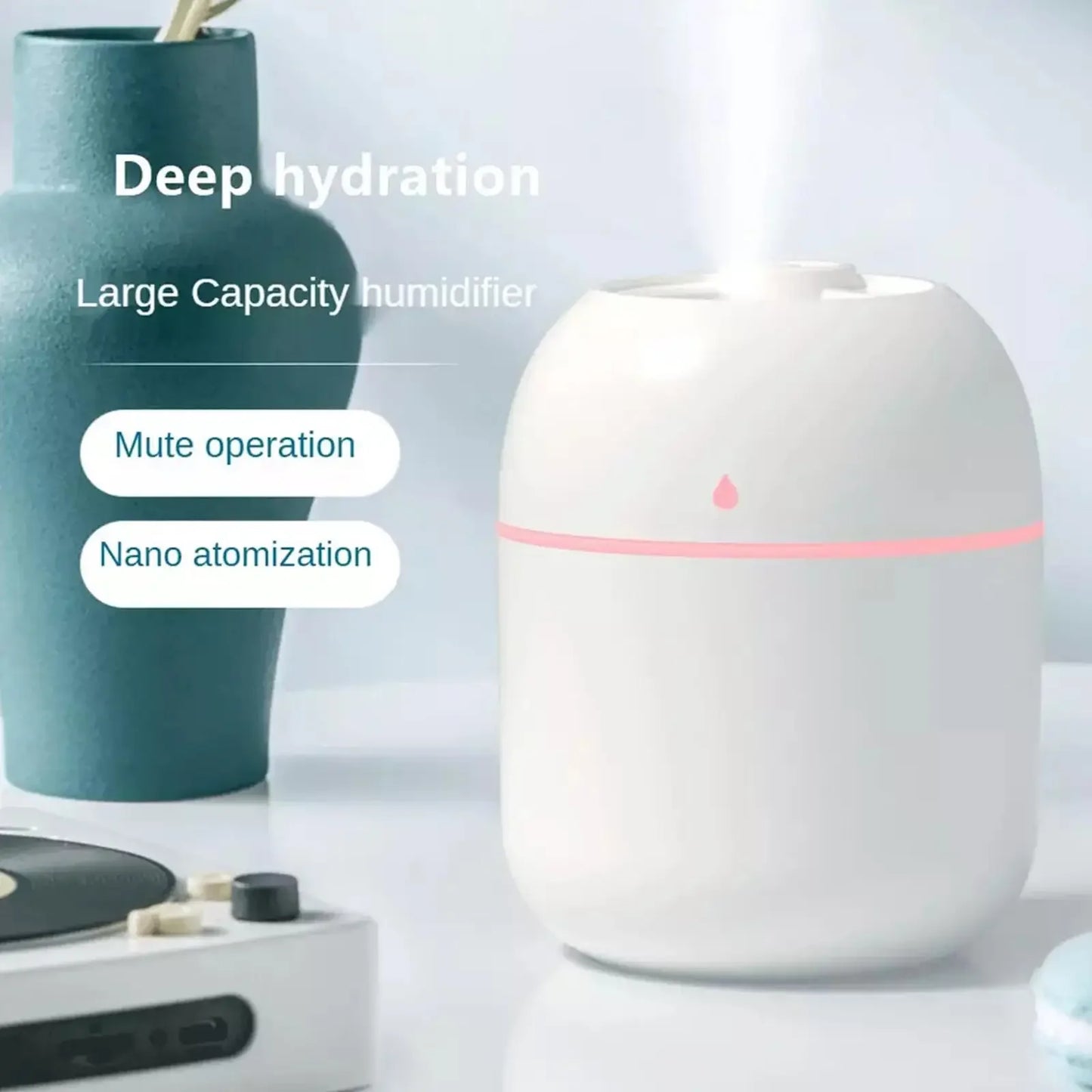 Humidificador difusor de Aroma USB, pulverizador, electrodoméstico portátil, humidificador eléctrico de 220ml, Perfumes de Fragancia casera de escritorio