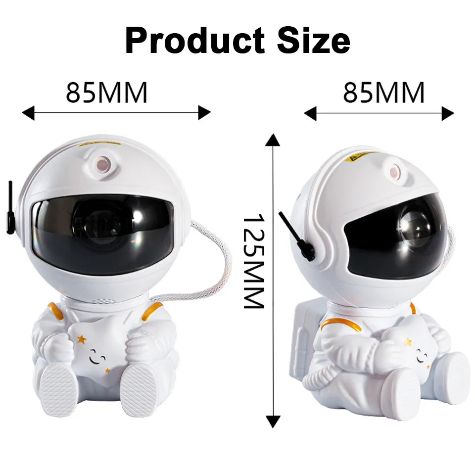 Projecteur d'astronaute galaxie, veilleuse ciel étoilé, USB, lampe de nuit Led pour chambre à coucher, décoration d'anniversaire pour enfant, télécommande