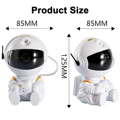 Projecteur d'astronaute galaxie, veilleuse ciel étoilé, USB, lampe de nuit Led pour chambre à coucher, décoration d'anniversaire pour enfant, télécommande