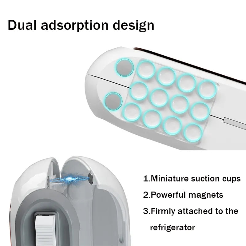 Distributeur magnétique rechargeable de Film plastique avec coupeur, coupeur de distributeur de papier d'aluminium en étain, outil de cuisine distributeur de film plastique