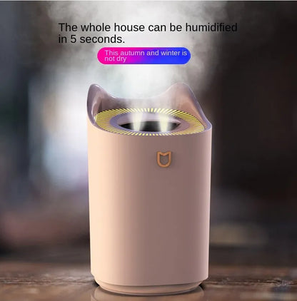 Humidificateur d'air à double Jet de 3000Ml, atomiseur de grande capacité, diffuseur d'arôme ultrasonique, machine à brume fraîche, purificateur d'air