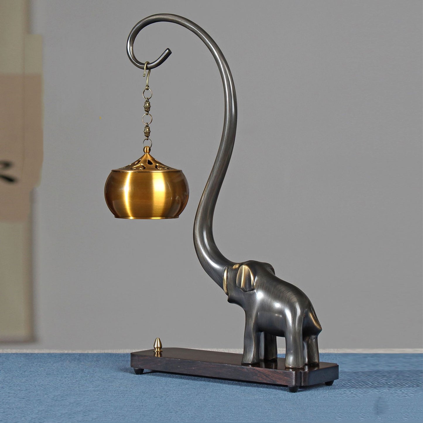 Home Creative Elephant-shaped Incense Burner Ornaments