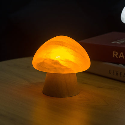 Lampe de nuit créative en minerai de champignon