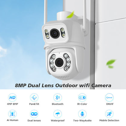 Dual-lens Dual-screen PTZ HD Camera