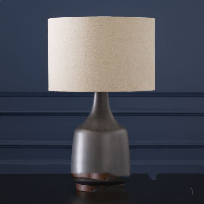 Nordic Minimalist Bedroom Bedside Table Lamp American Ceramic