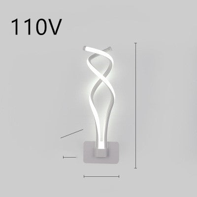 Lampe murale led nordique minimaliste, lampe de chevet pour chambre à coucher