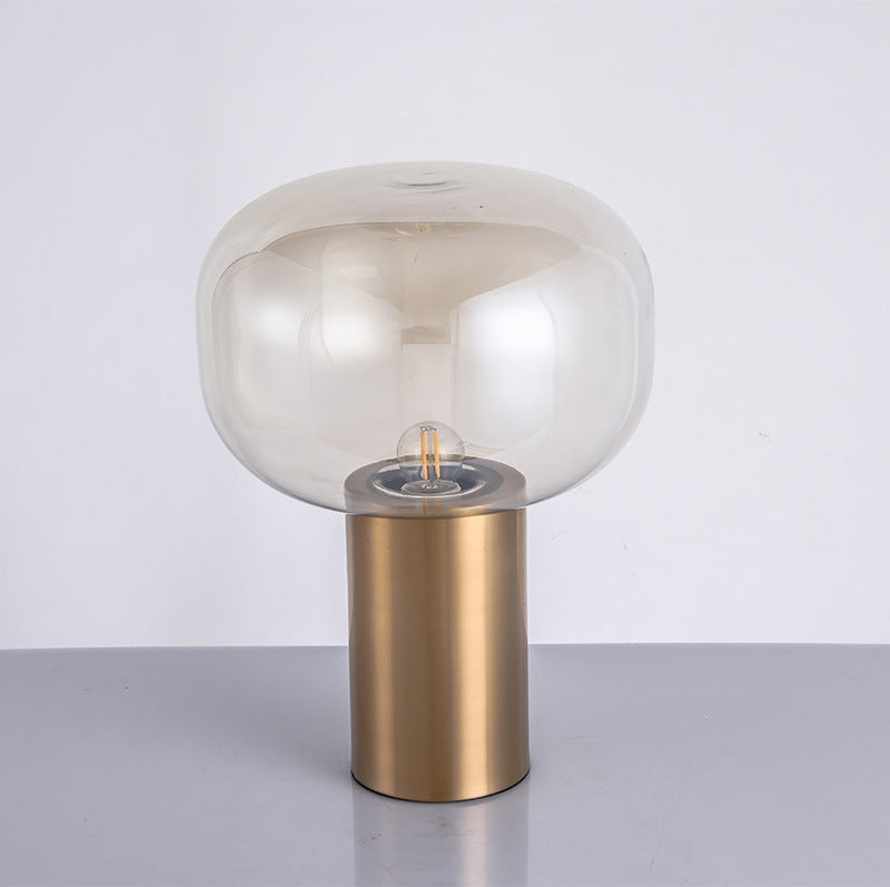 Lampe de table d'appoint de salon minimaliste post-moderne champignon