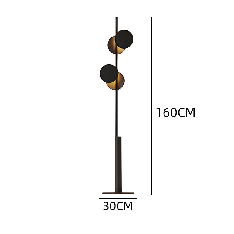 Lampadaire dans l'étude du concepteur de la salle d'exposition de la salle modèle