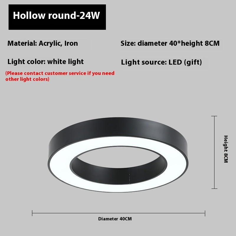 Anneau lumineux LED industriel éolien pour la maison