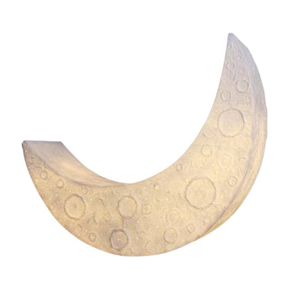 Luminous Moon Crescent Lounge Chair Floor Lamp