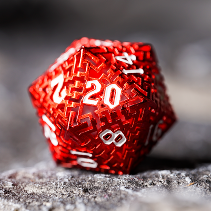 Hollow Out Pure Copper Metal Dice