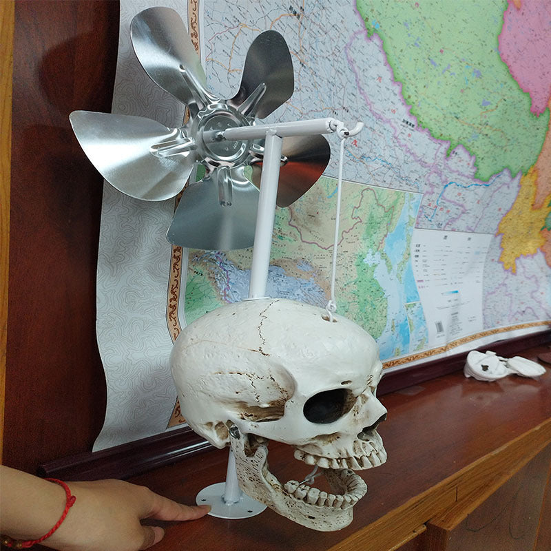 Halloween Day Of The Dead Windmill Rotating Skull Crafts