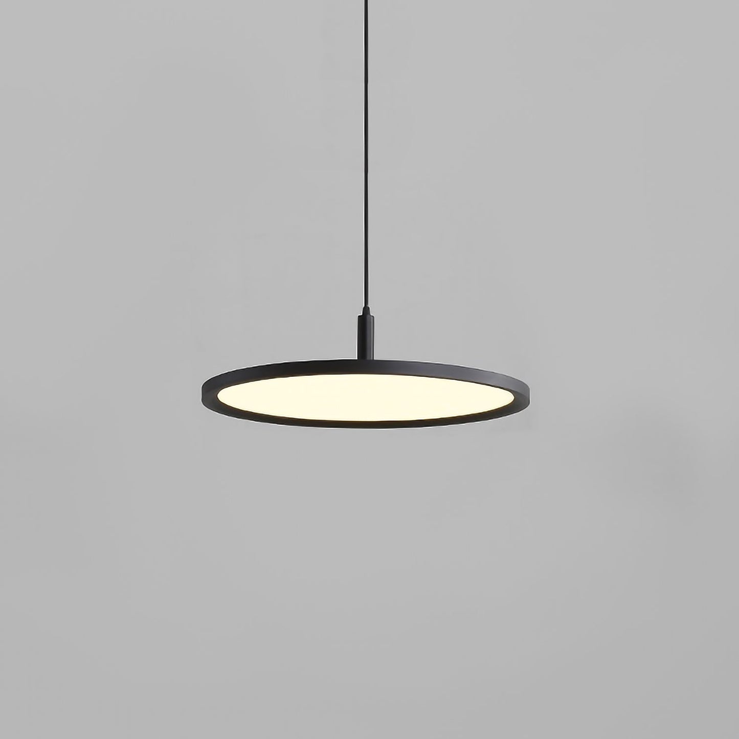 Nordic Creative Thin Round Bar Lamp Office Chandelier