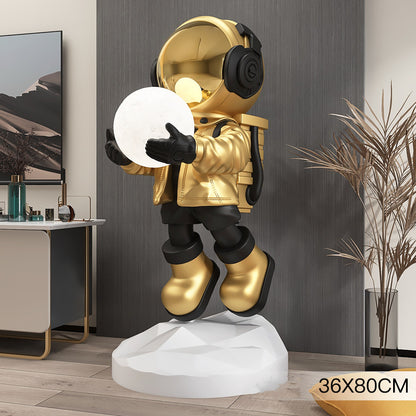 Astronaut Living Room Large Floor Ornament Entrance Light