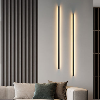 Simple Modern Minimalist Long Strip Living Room Grille Wall Lamp