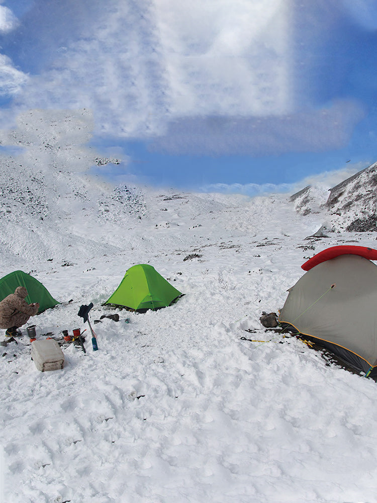 Tente de randonnée en plein air, mode et individualité, Camping