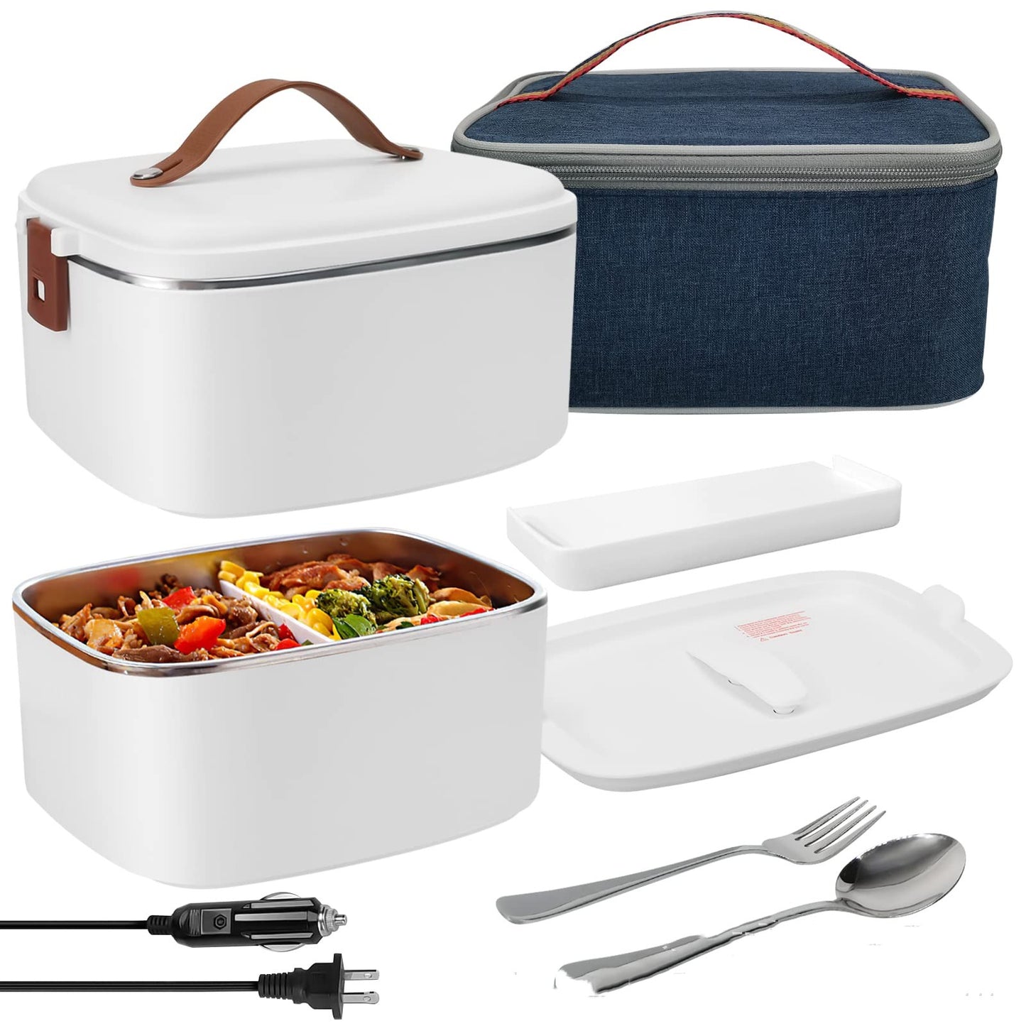 Car Mounted Household Stainless Steel Heating Lunch Box