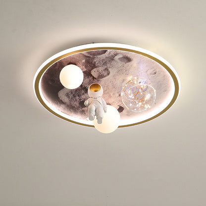 Astronaut Ceiling Light Modern Creative Art