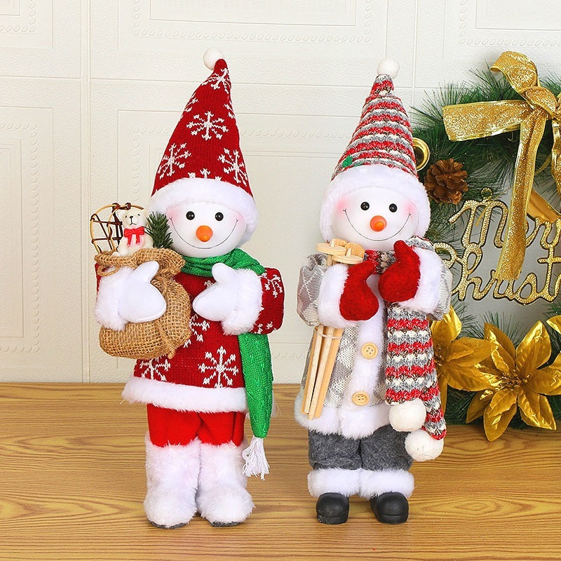 Poupée de Noël Joyeux Noël Décor pour la maison Navidad Noel Ornements de Noël