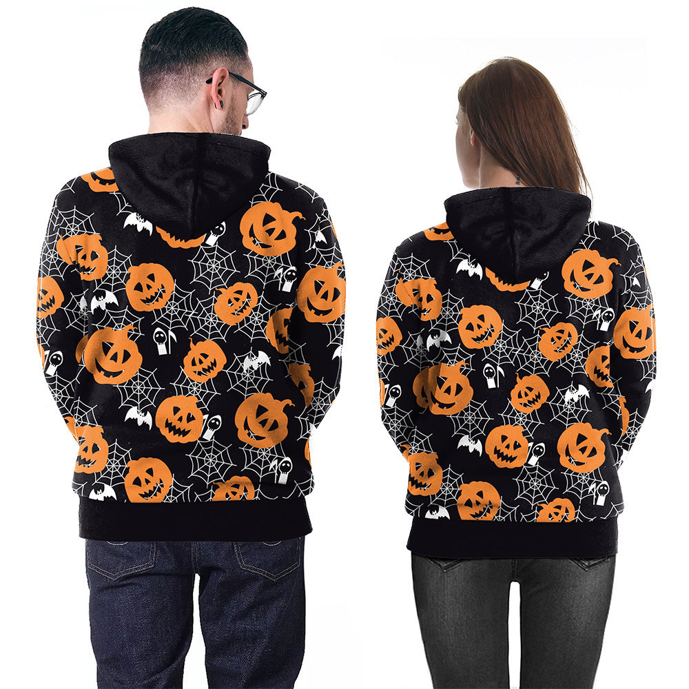 Women's Halloween Street Performance Couple Sweater