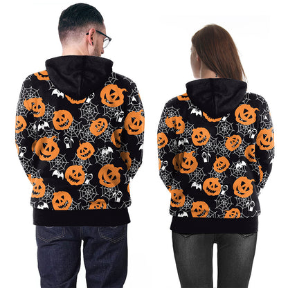 Pull de couple pour Halloween Street Performance pour femmes