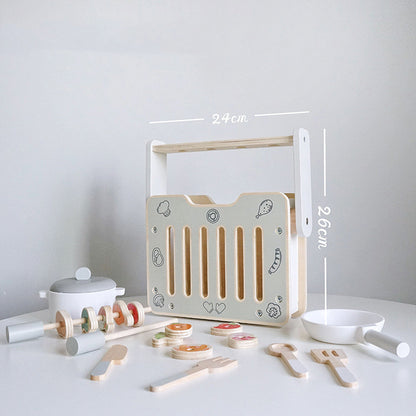 Mini Table de Barbecue, maison de jeu pour enfants, jouets de cuisine