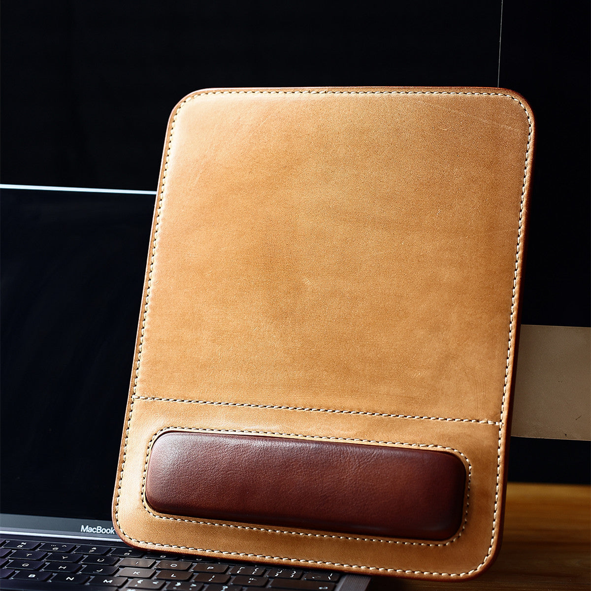 Head Layer Cow Leather Mouse Pad 7mm Thick