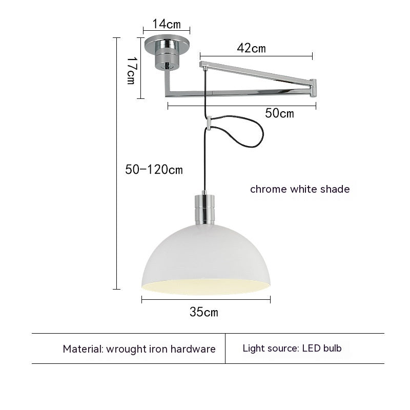 Lustre moderne minimaliste chambre étude personnalité créative changement