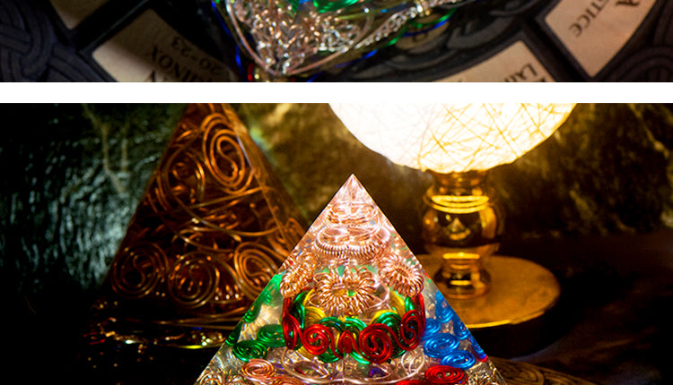 Pyramide de cristal originale Mandala Ogang