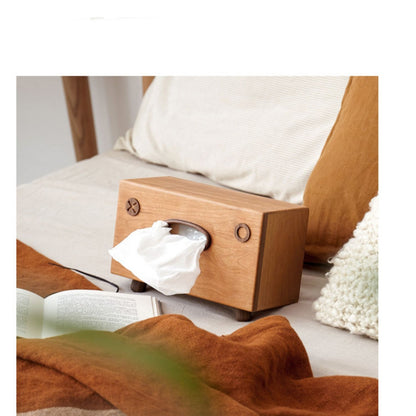 Creative Solid Wood Tissue Box Walnut Wood