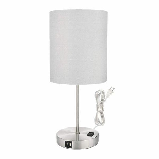 Couverture en tissu de chargement USB, lampe de Table à gradation, veilleuse LED de chevet de chambre à coucher