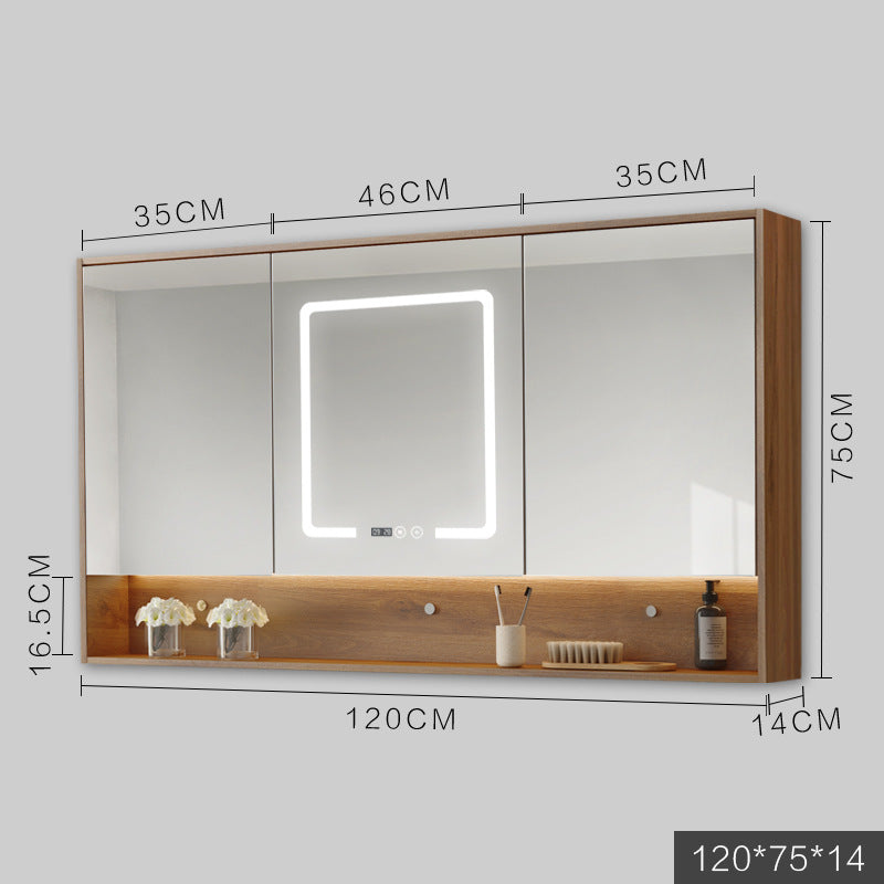 Armoire intelligente avec lumières Led, Anti-buée, Type mural suspendu, toilettes, Dressing, salle de bains, miroir combiné