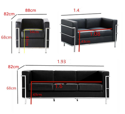 Tieyi Office Reception Business Living Room Combination Sofa Chair