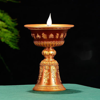 Butter Lamp For Charging Buddha Lamp LED