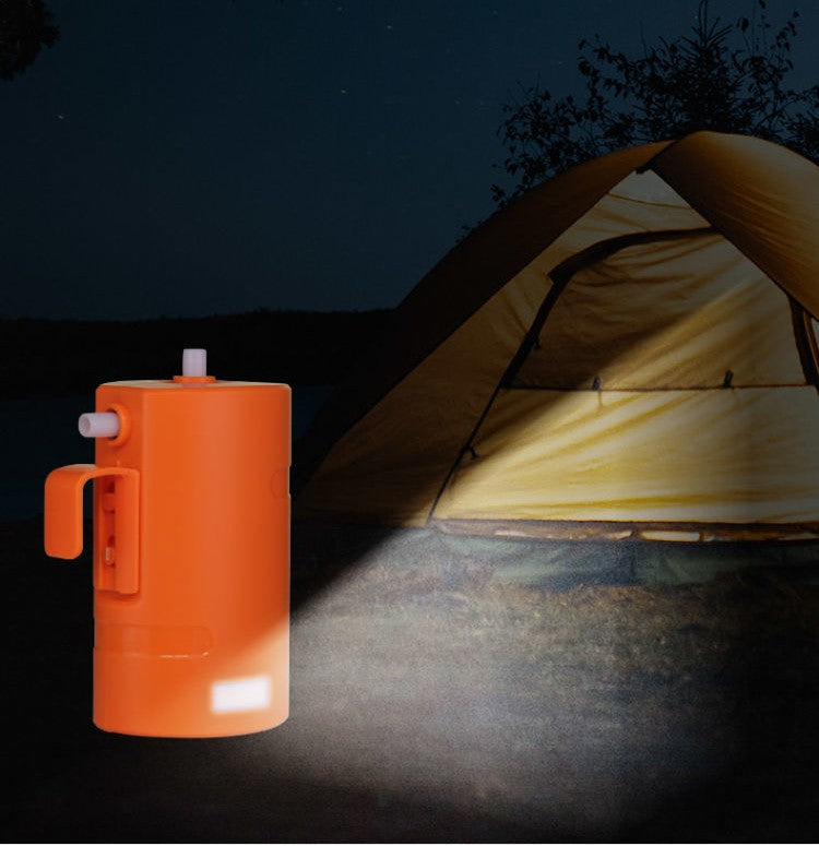 Ducha portátil con bombeo de agua al aire libre