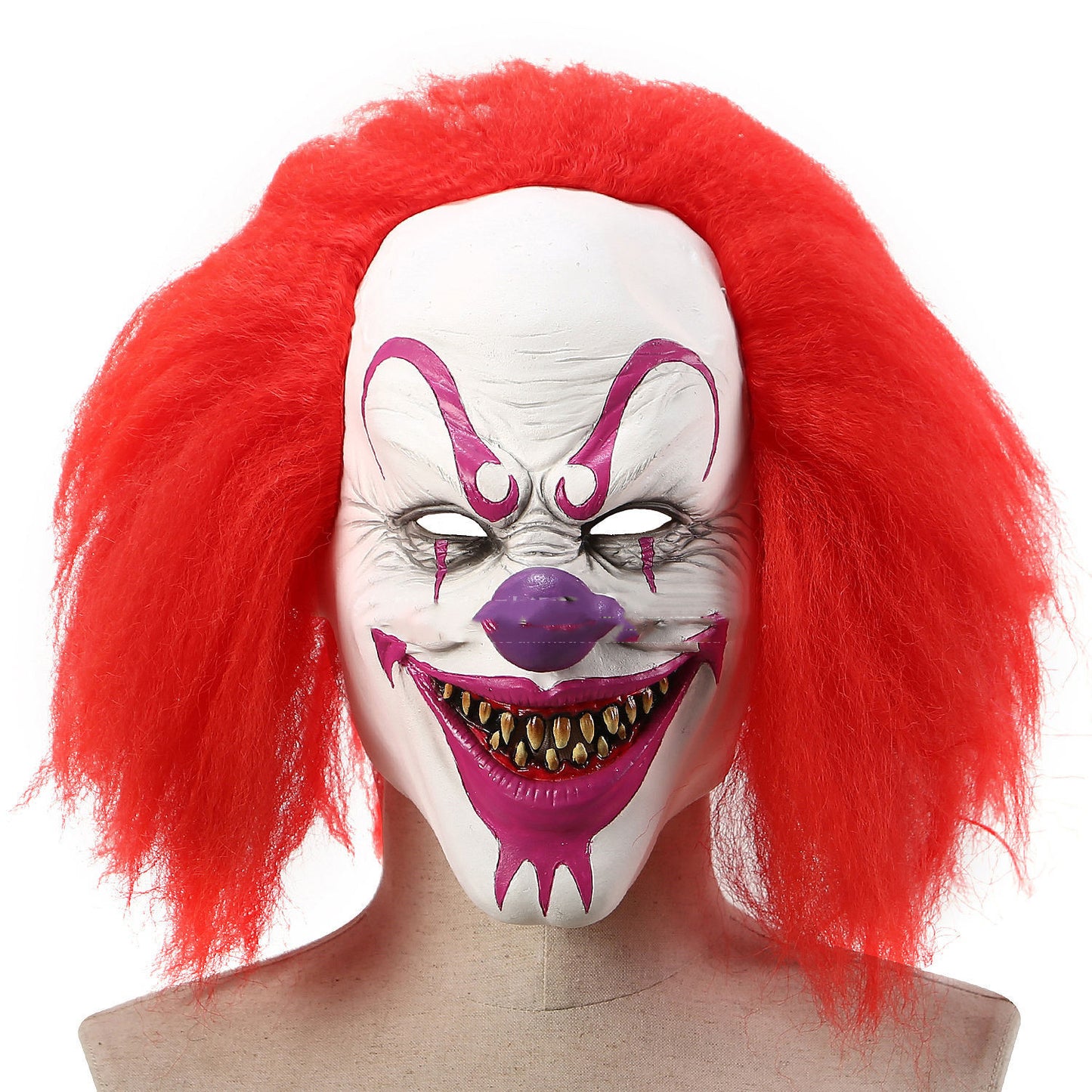 Masque de clown d'Halloween avec scénario d'horreur