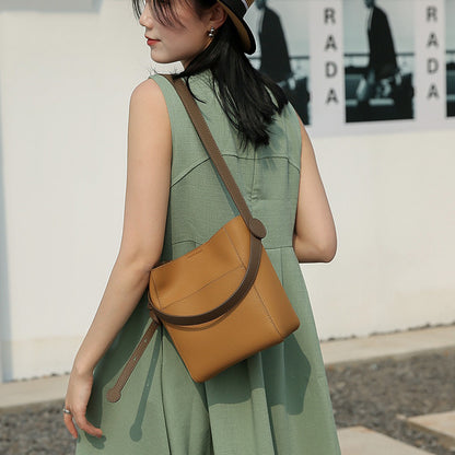 Genuine Leather Crossbody Shoulder Bag