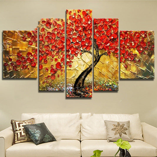 Pure Hand-painted Oil Painting Living Room Sofa Background Wall Decoration