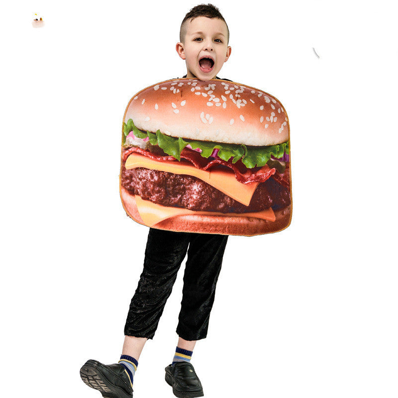 Hamburguesa de parodia infantil de Halloween Comida divertida