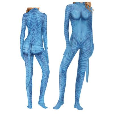 Vêtements siamois slim fit pour cosplay d'anime d'Halloween