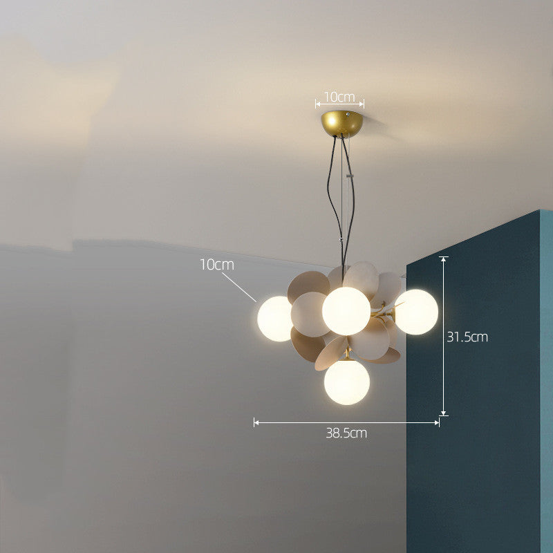 Lustre nordique moderne minimaliste, éclairage de chambre à coucher pour salon