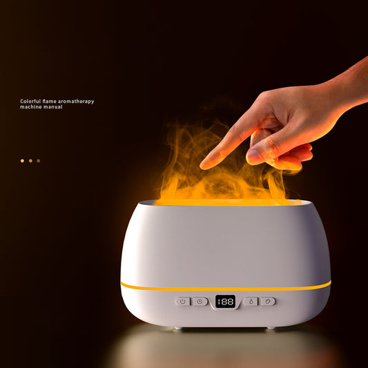 Humidificateur de flamme 3D 200ml, diffuseur d'arôme de flamme USB, diffuseur d'aromathérapie humide domestique, livraison directe