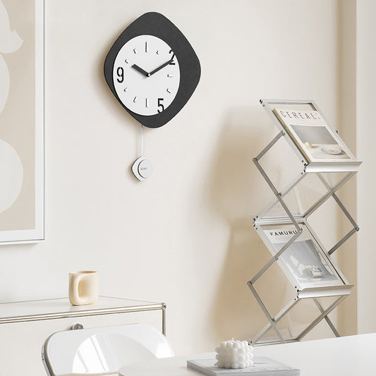 Horloge murale simple sans poinçon pour salon