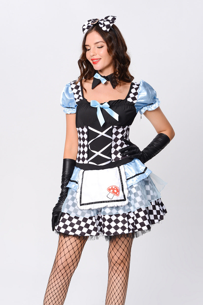 Uniforme d'Alisha fantaisie d'Halloween