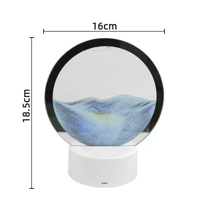 Creative Decompression Quicksand Painting Small Night Lamp