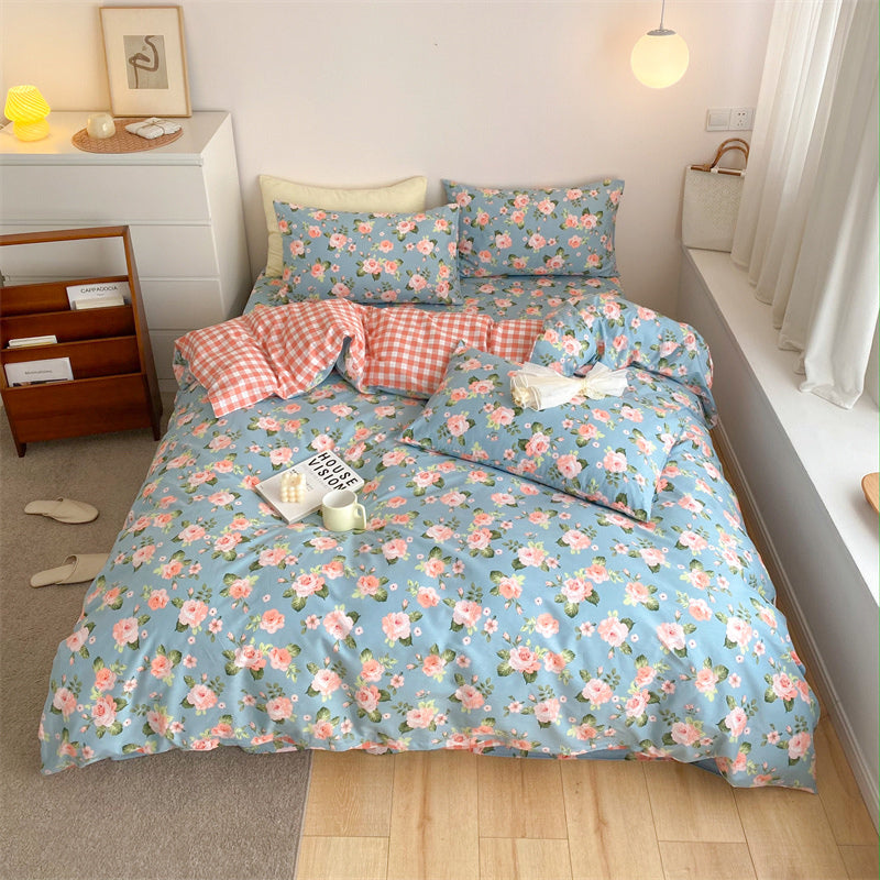 Four-piece Cotton Bed Sheet And Quilt Cover